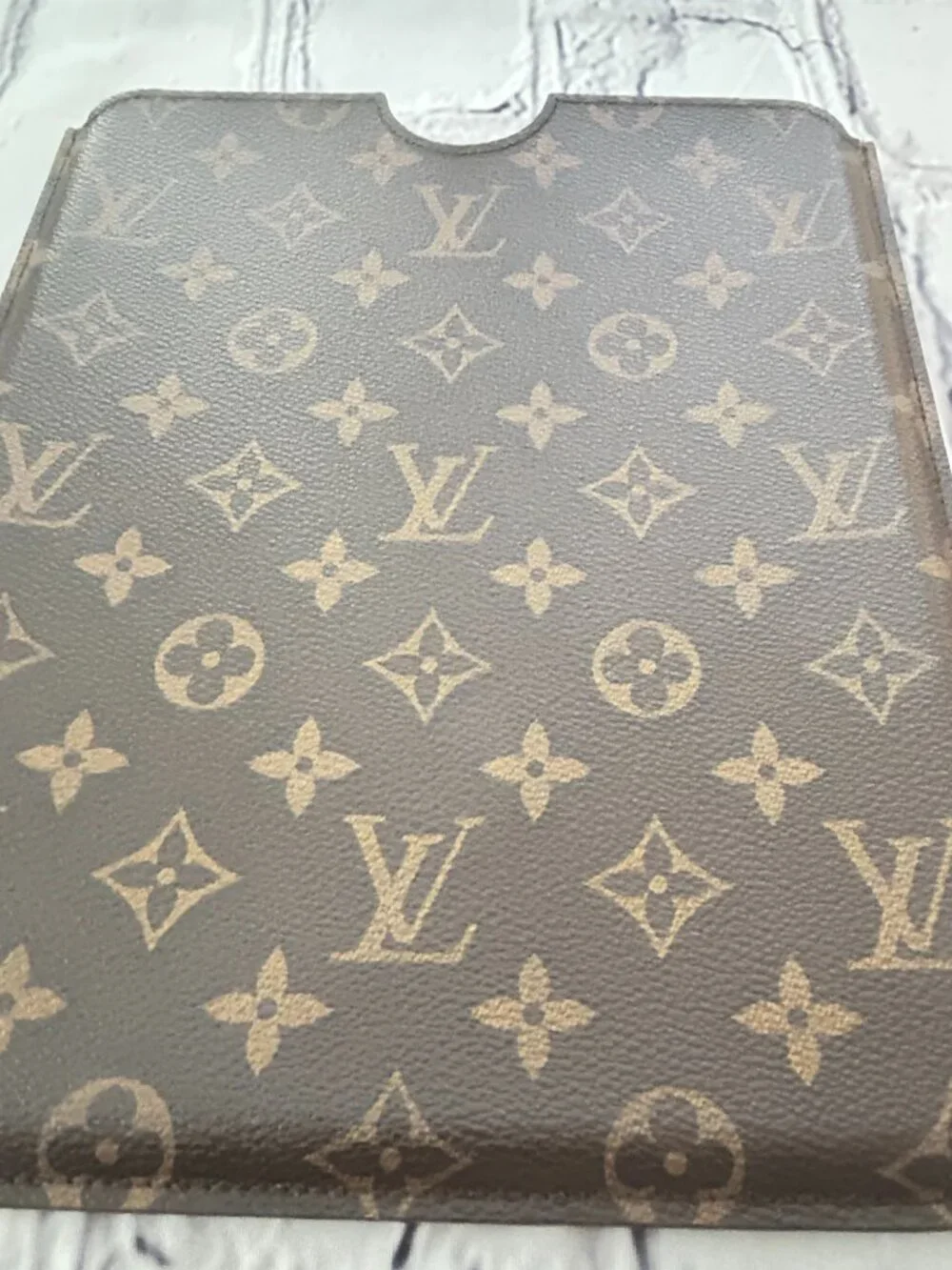 Louis Vuitton Monogram Canvas iPad Hard Case with Dust Bag